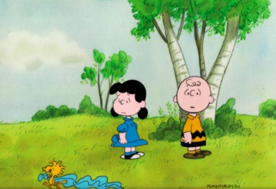 Charlie Brown, Woodstock and Lucy
