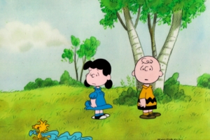 Charlie Brown, Woodstock and Lucy