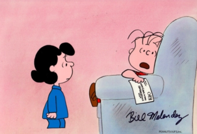 Lucy and Linus chat