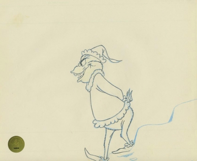 The Grinch full body drawing