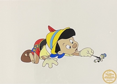 Pinocchio and Jiminy Cricket