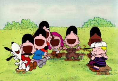 Peanuts Baseball Gang
