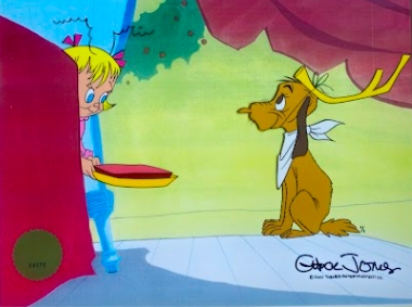 Cindy Lou Who and Max table set-up