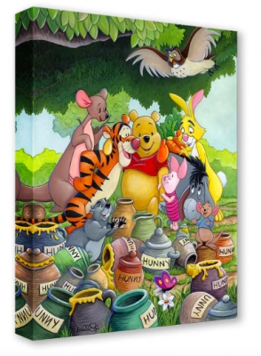 Honey Pot Gathering Premiere Treasure on canvas by Michelle St. Laurent